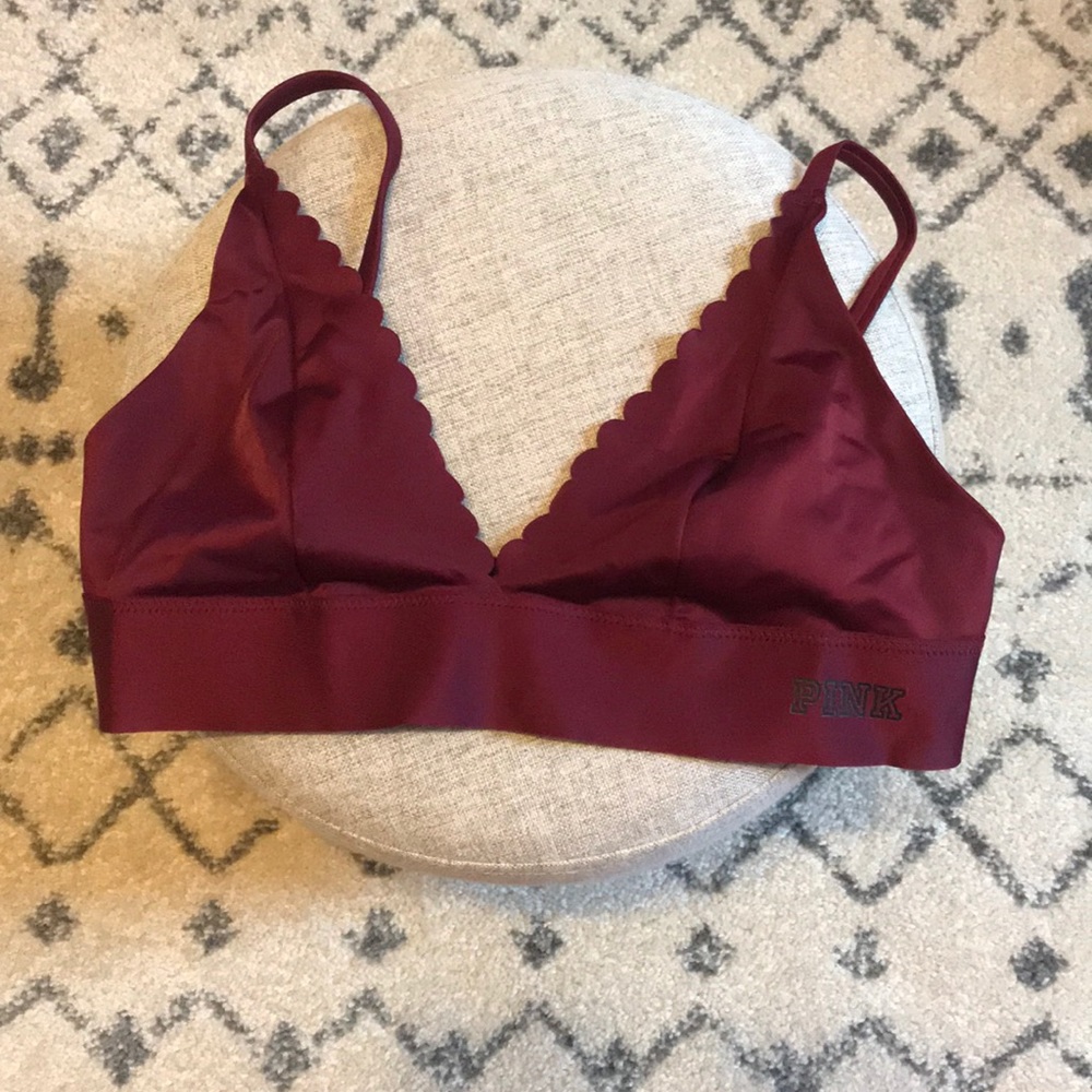 PINK Scalloped Bralette